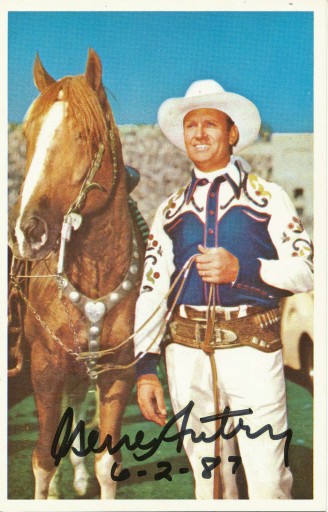 Gene Autry Signed Picture