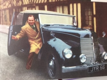 Derek Farr with Armstrong Siddeley