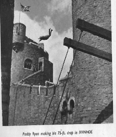Stunt Dive in Ivanhoe 1952