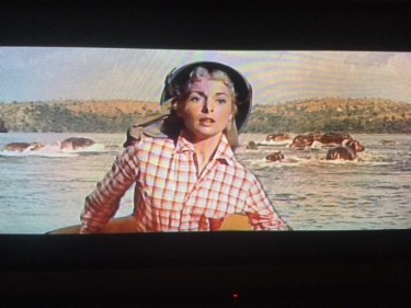 Janet Leigh on the River with Hippos