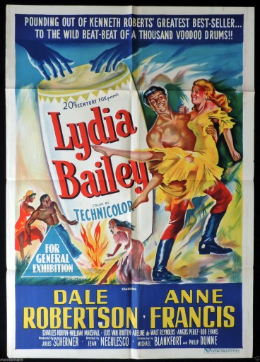 Lydia Bailey Film Poster 1952