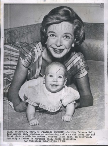 Diana Lynn with one of her children