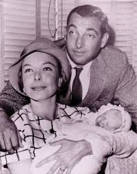 Diana Lynn with one of her children and husband