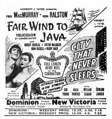 Fair Wind to Java - Poster
