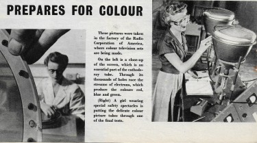 US Colour Television 1954