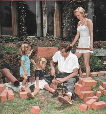 Don Taylor and His Family at Home