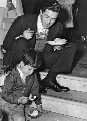 John Gregson with his Son