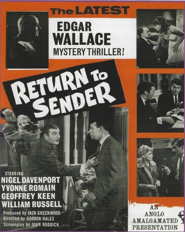 Return to Sender - Edgar Wallace