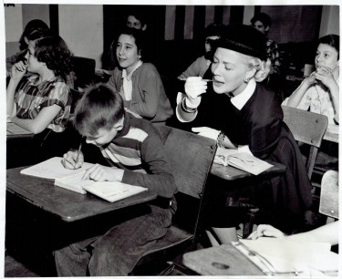 Betty Hutton at School 1950