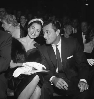 Cyd Charisse and her husband Tony Martin