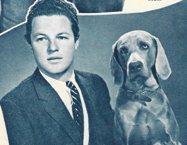 Johnny Sheffield and his dog Kurt
