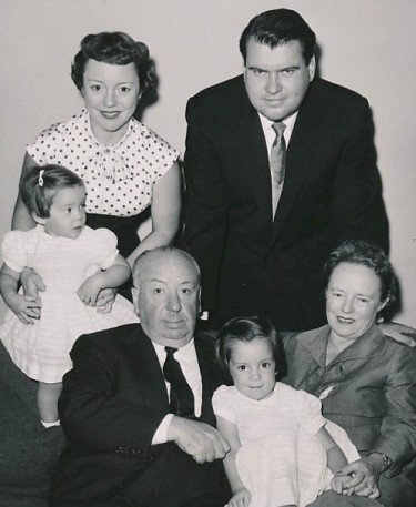 Alfred Hitchcock and family