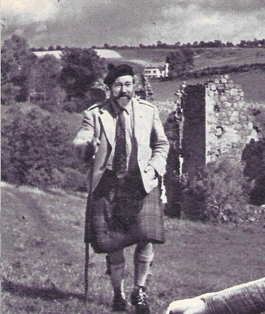 James Robertson Justice at Home in Scotland