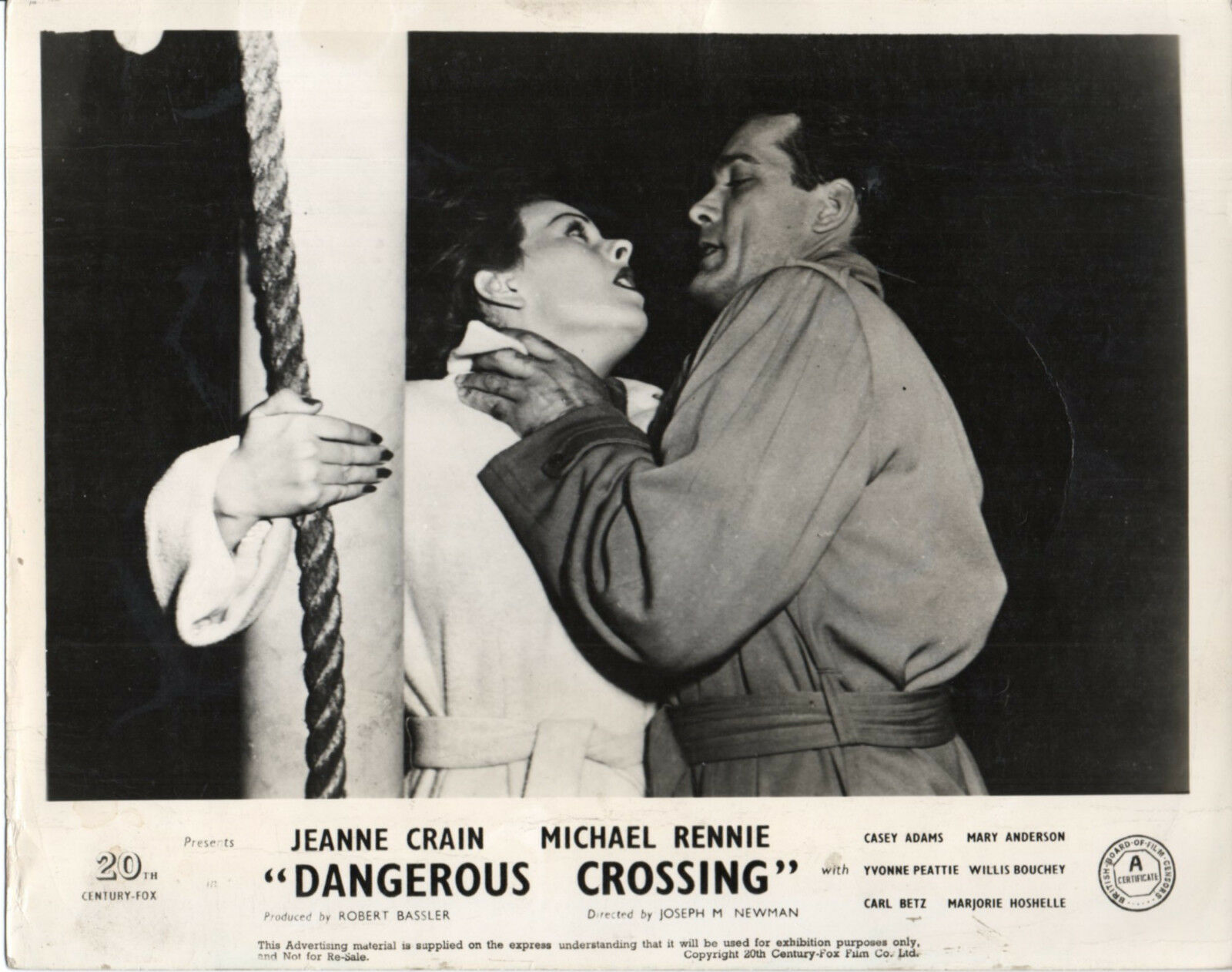 » Blog Archive » Dangerous Crossing 1953 Jeanne Crain and Michael Rennie