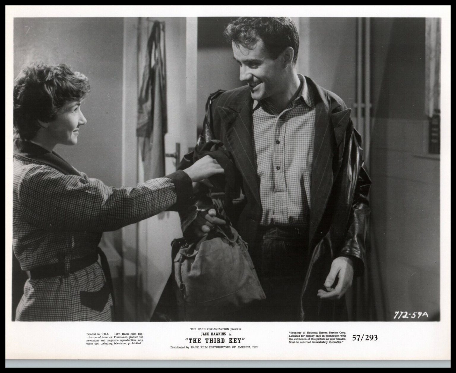 ABOVE Ian Bannen goes off to work on an early morning shift