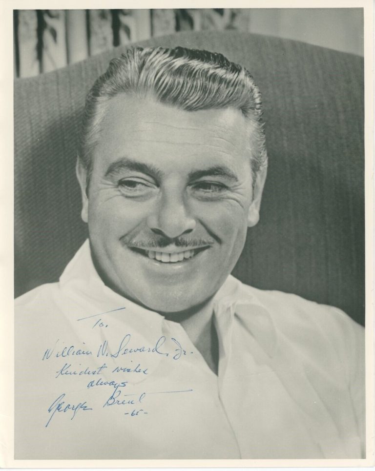 Above – George Brent with a smile on his face – he always seemed so ...